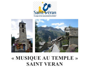 Samedi 15 août : concert au Temple Margot et Florent Aillaud